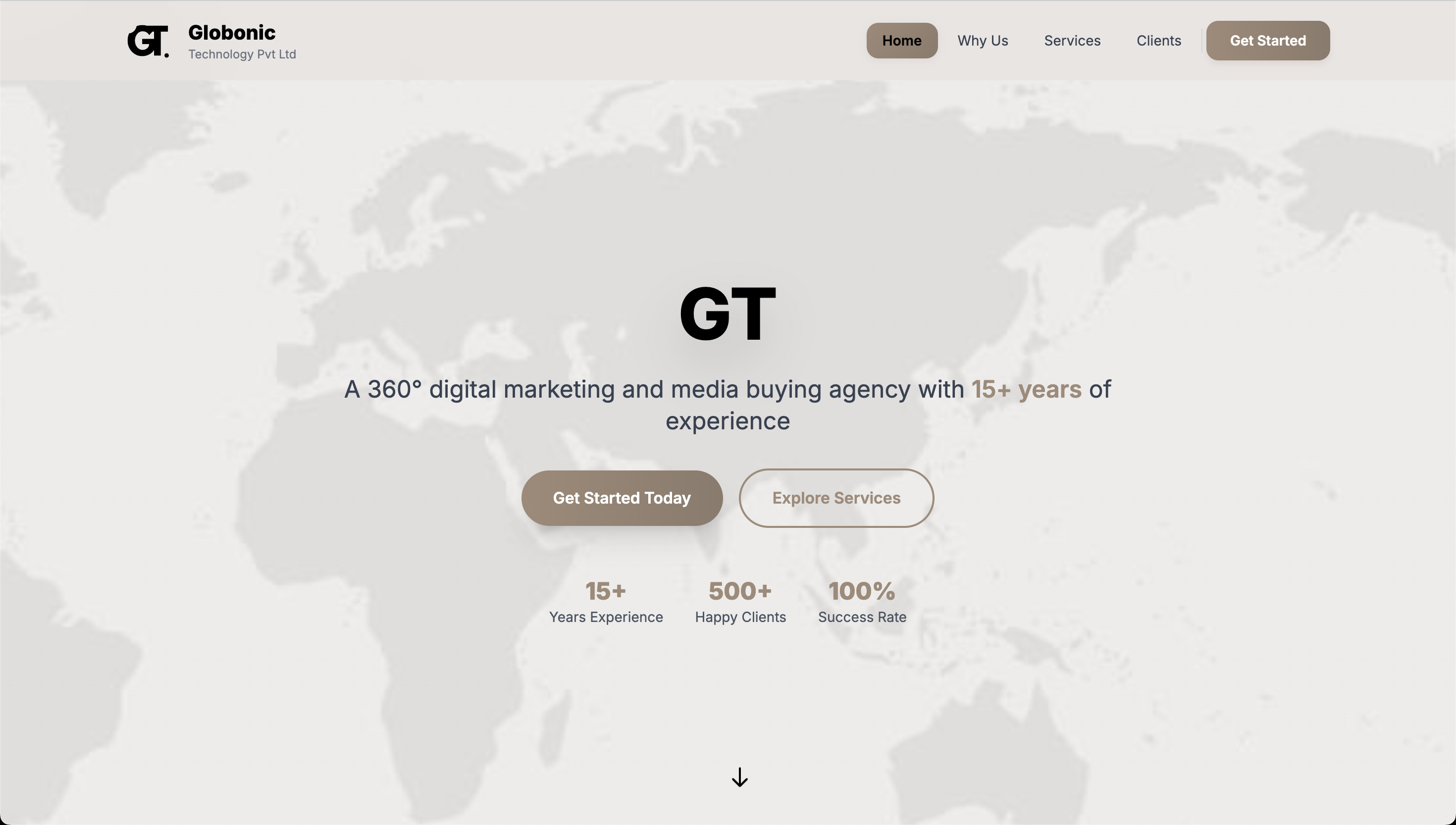 Digital Marketing Agency Website Screenshot